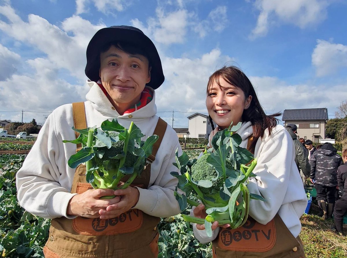 ／ 3/17(日)お昼11時30分から #種から植えるTV 🧑‍🌾 ＼ 今回は #石川恋 さんと #ブロッコリー 100本収穫&品出し作業のお手伝い🥦 農家さん直伝ブロッコリーの美味しい見極め方を教わったりスーパーへの品出し作業に奮闘👨‍🌾 さらに児嶋の店内アナウンスでタネウエ視聴者たちが殺到？！✨📢お楽しみに😊