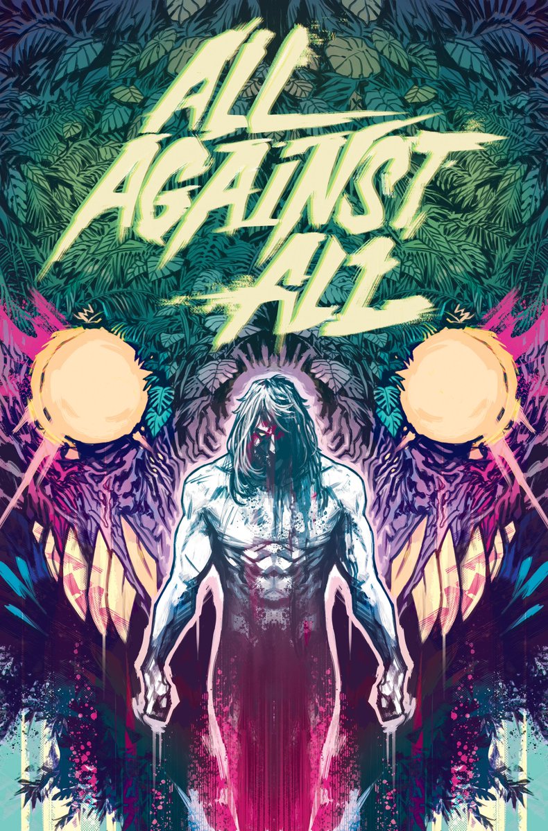 Hello, lots of new followers! Thanks for stopping by. If you want to get a flavor of my work, please feel free to check out ALL AGAINST ALL, the graphic novel I made with @Casparnova and @HassanOE last year. The premise is basically 'What if Tarzan were the xenomorph from Alien?'