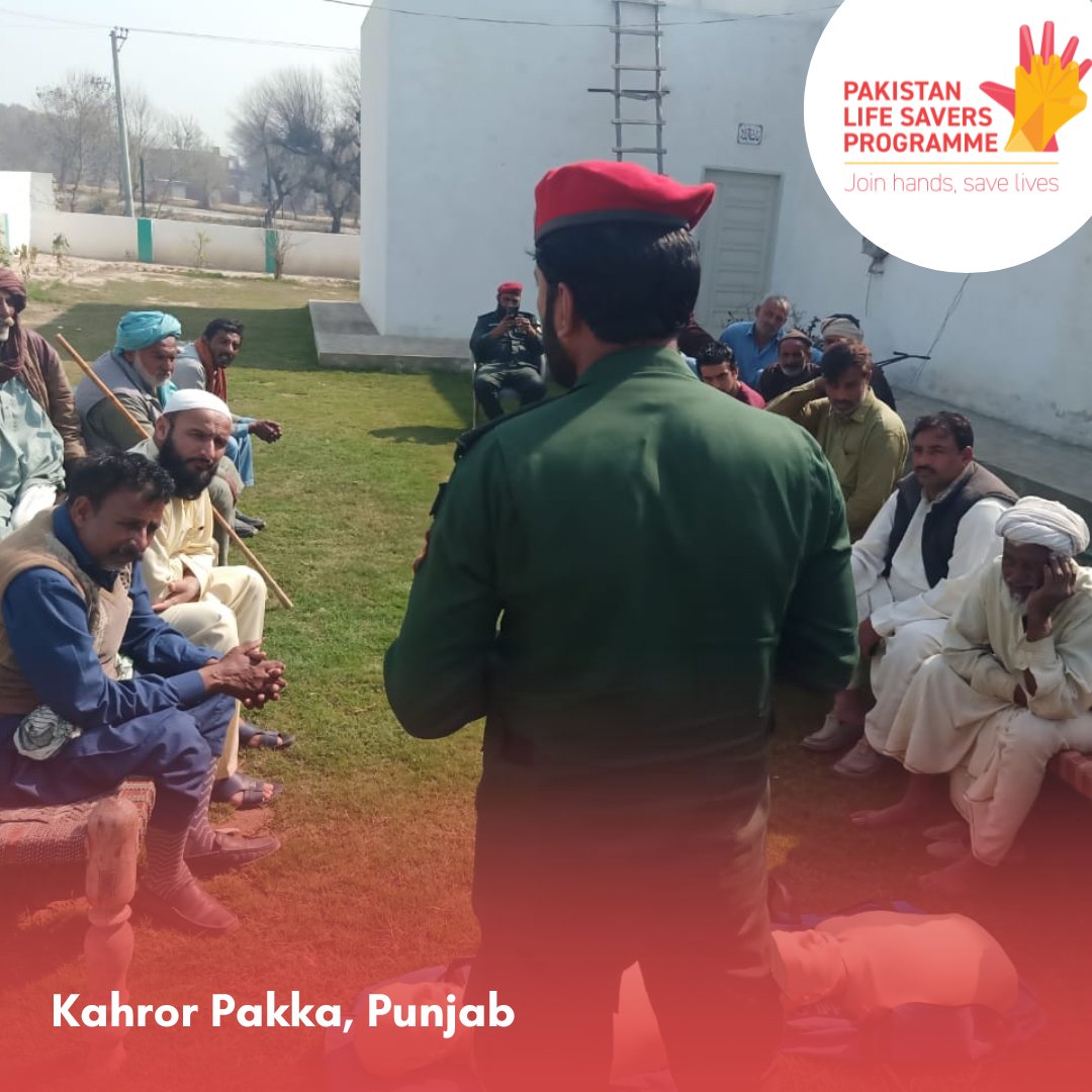 PLSP's impact reaches far and wide! 🌟 Our sessions transcend urban and rural divides, empowering diverse communities with vital #CPR and #bleedingcontrol skills across Pakistan. Check out these snapshots from our recent session in #KahrorPakka, #Punjab. @JunaidRazzakMD