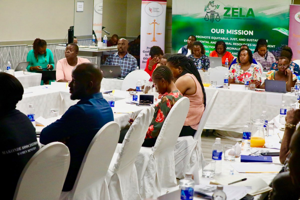 Currently Underway!! The 2024 Platform on Gender, Climate and Extractives is here! Convened by @ZELA_Infor @ActionAidZim @ZIMCODD1 @CAID_Zimbabwe @CNRG_ZIM @zawima3 @FightInequality @WLSAZW @CenterforAgric1 and #CTDO, the symposium is a platform that brings together women in…