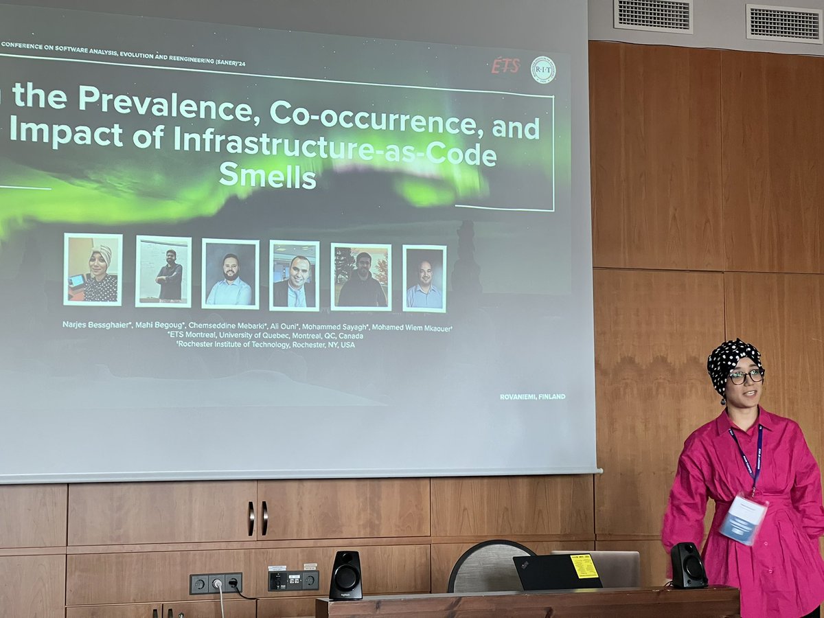 NarjesBG's tweet photo. Great feedback and interaction on our paper in @SANERconf 24. https://t.co/kOIC0NuxdJ