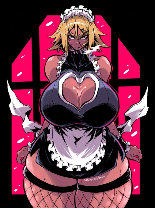 いつもの爆乳褐色お姉さん #オリキャラは性癖の見本市 