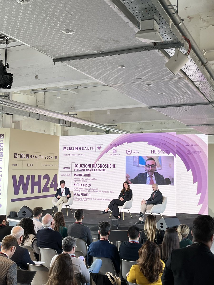 Soluzioni diagnostiche per la medicina di precisione #WH24 In streaming a #WiredHealth con Mattia Altini (Resp. Settore Ass. Ospedaliera, @RegioneER), @NicolaFuscoMD (Dir. della Divisione di Anatomia Patologica, IEO. Prof. del Dip. di Oncologia ed Emato-Oncologia, @LaStatale) >>