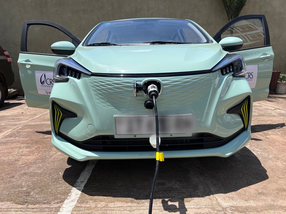 CRS Rwanda is going #green, welcoming its first-ever #electric vehicle to its fleet. CRS Rwanda is committed to continued and intensified efforts to contribute to the reduction of the #environmental pollution and emissions footprint. #ElectricVehicles #savetheplanet #gogreen