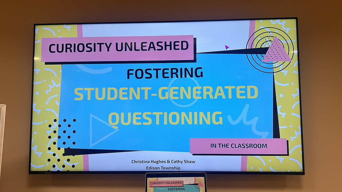 Getting ready for our session on student questioning with <a href="/CathyShaw246/">Cathy Shaw</a>  at <a href="/NJAMLE/">NJAMLE</a> #njamle