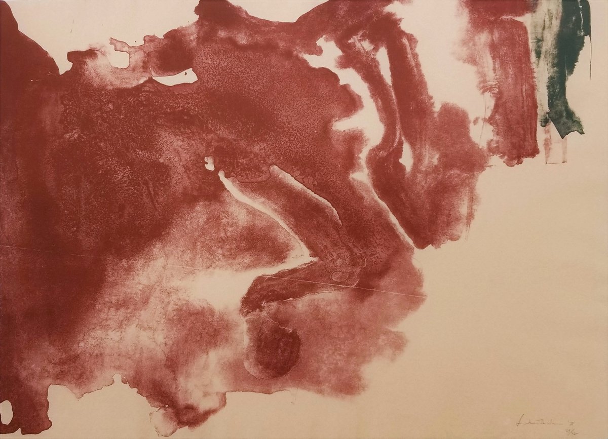 Artist: #HelenFrankenthaler (American, 1928-2011)
Title: 'Altitudes'
Year: 1978
Medium: Original Signed #Lithograph
LE: 29/42
Sheet size: 22.25' x 30.88'
Ref: Harrison 72

#frankenthaler #robertmotherwell #joanmitchell #leekrasner #jacksonpollock  #printmaking #printmaker