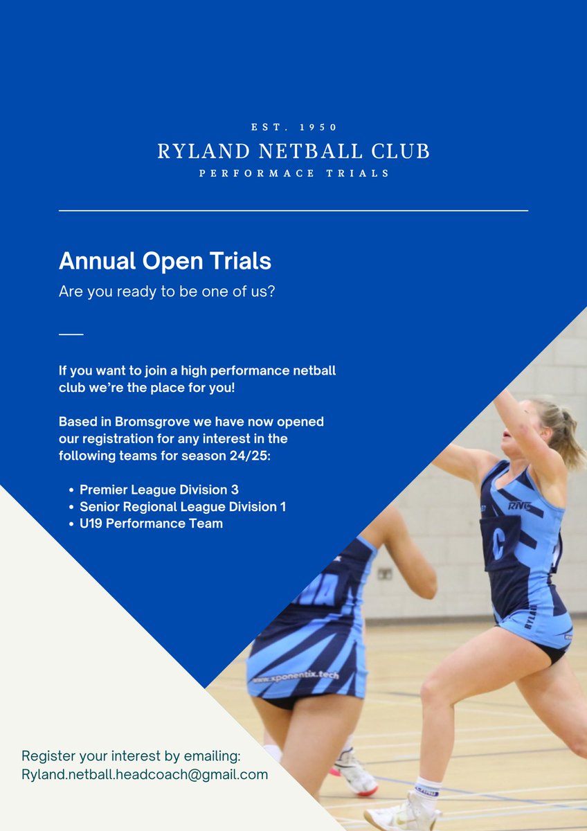 Are you looking to join an elite netball club for the upcoming season? We’re the place for you! 💙