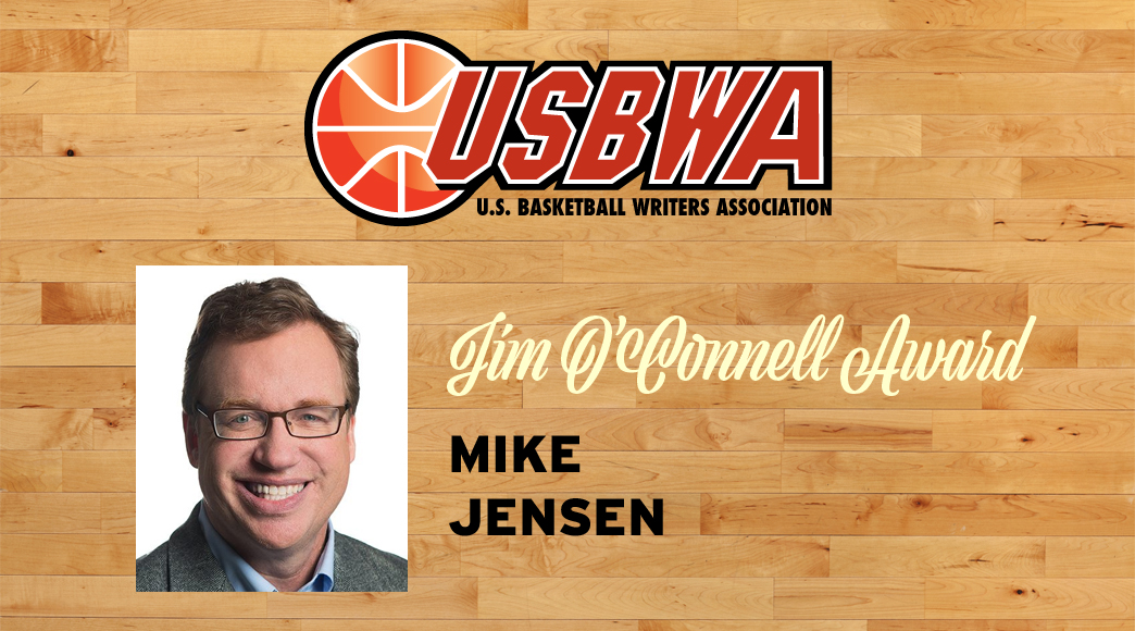 He's a hoops legend in Philadelphia. Now, he's the winner of our Jim O'Connell Award for excellence in beat reporting. Congrats to Mike Jensen! @jensenoffcampus usbwa.com/a/338b4dea