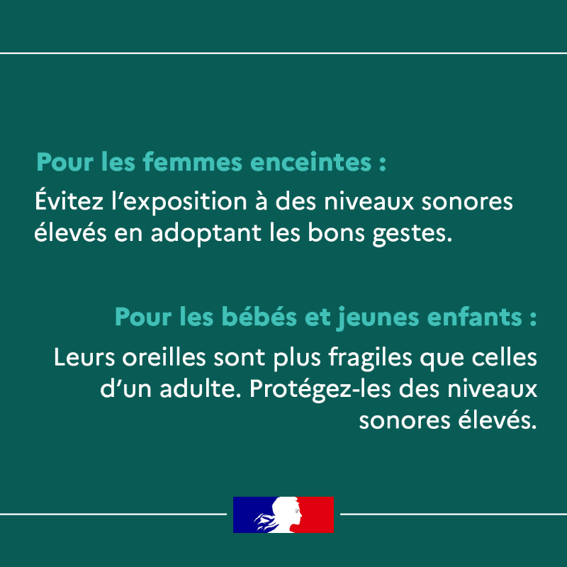 Sante_Gouv's tweet photo. 📅 C'est la journée nationale de l'#audition.

🔊 L’écoute de la musique à un niveau sonore élevé et pendant une période prolongée met vos oreilles en danger.

Quels sont les bons gestes à adopter pour protéger votre audition ? ⤵