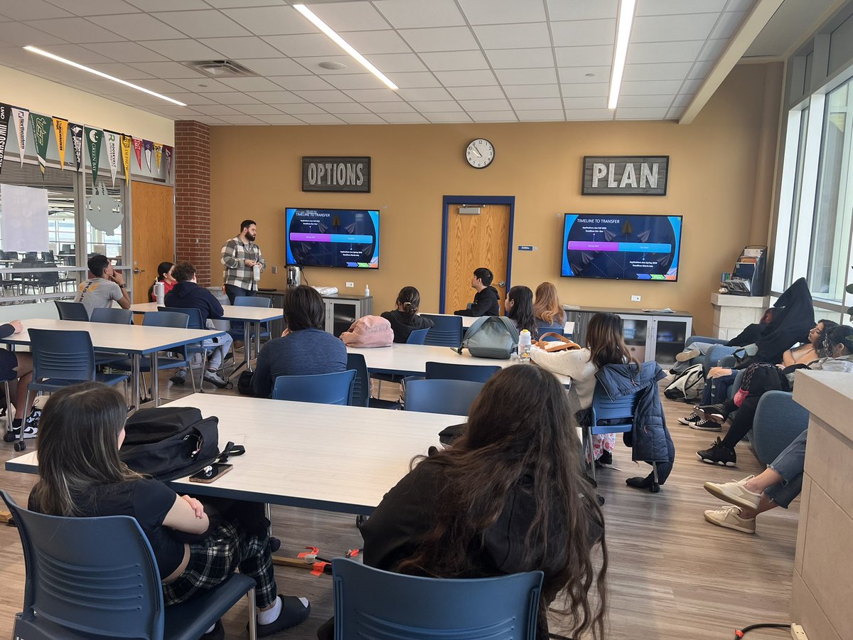 Future Focus Week continues! Leyden students learning about the transfer process from a community college to a 4-year institution. Such valuable information! #leydenpride