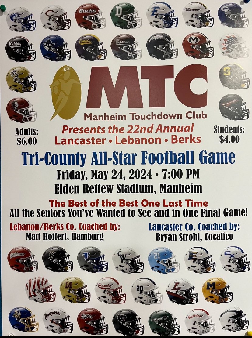 I’m blessed to be selected to play the tri county all star game🔥<a href="/JeffFalk1/">LebCoSports</a> <a href="/sesnyderleb/">Steve E. Snyder</a>
