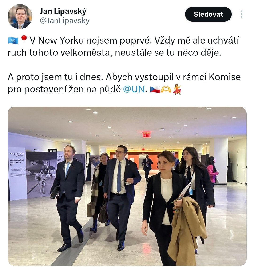 Komise pro postavení žen na půdě... Z toho bude při té mimořádné schůzi od některých kolegyň mrzení.