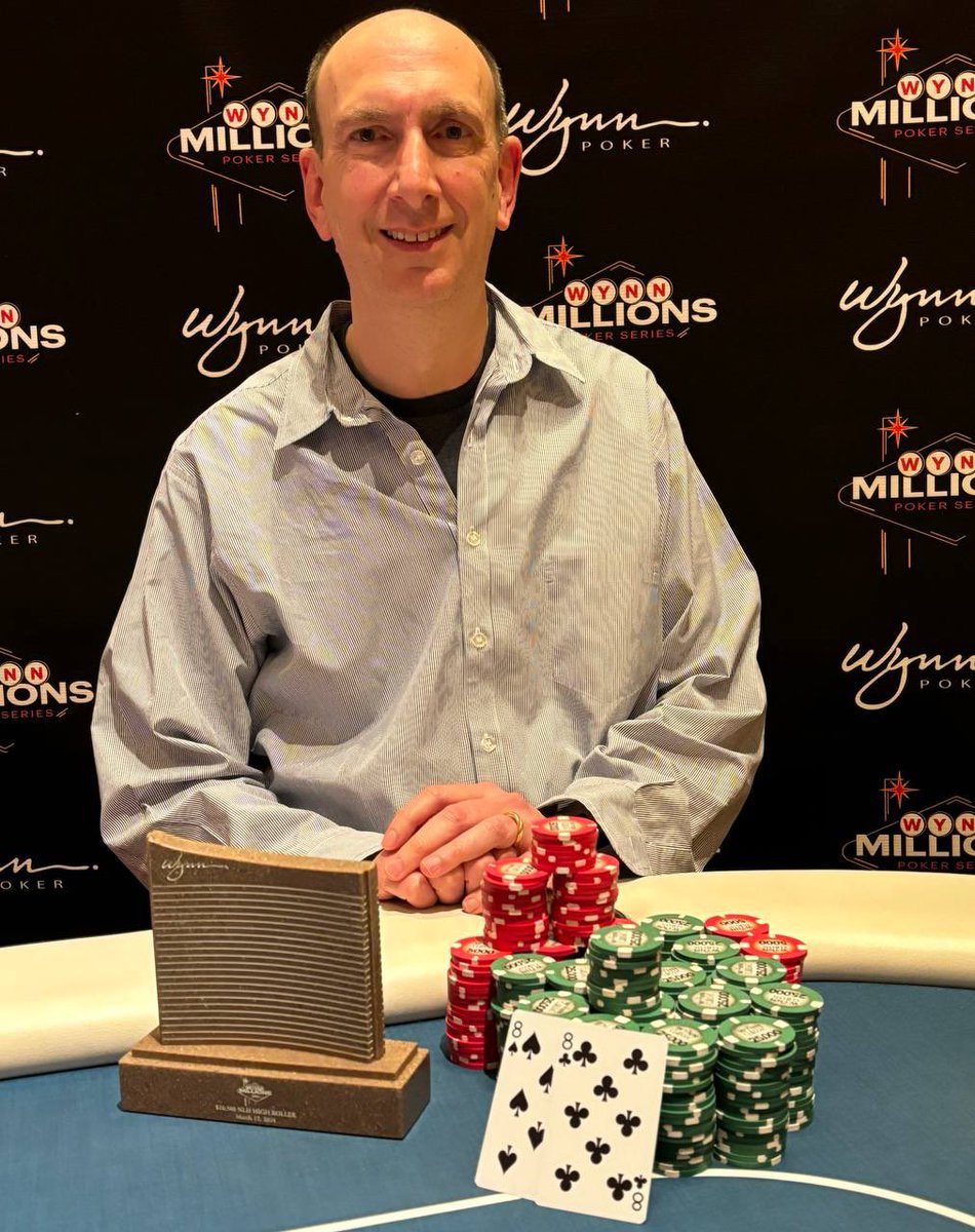 @Erik_Seidel claims the first $10K High Roller title of the 2024 Wynn Millions with his victory on March 12th. Congratulations Erik on defeating the 80 player field, winning $250,000!