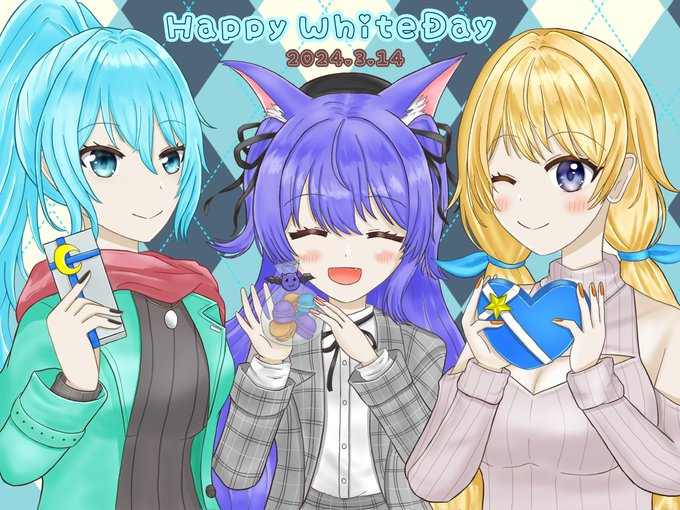 Happy white day!!!#ななみりうむ #夢境画廊 #ルールル美術館#みりくるあーと 