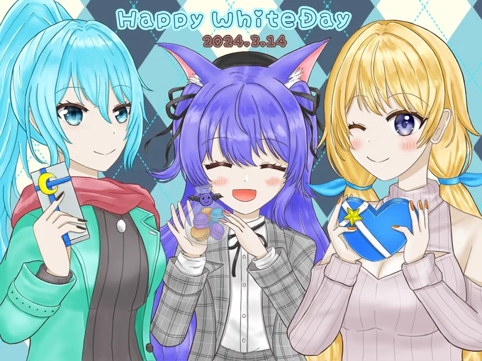 Happy white day!!!#ななみりうむ #夢境画廊 #ルールル美術館#みりくるあーと 