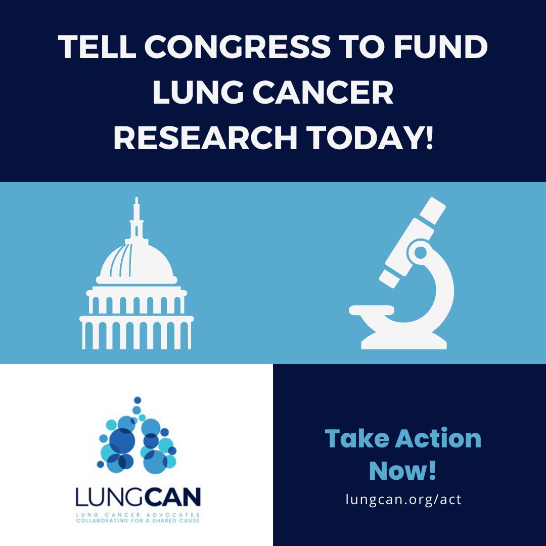 Tell Congress to protect #lungcancer research funding and provide $25 million for the Lung Cancer Research Program at the Dept. of Defense! Send a message to your members today: lungcan.org/act/