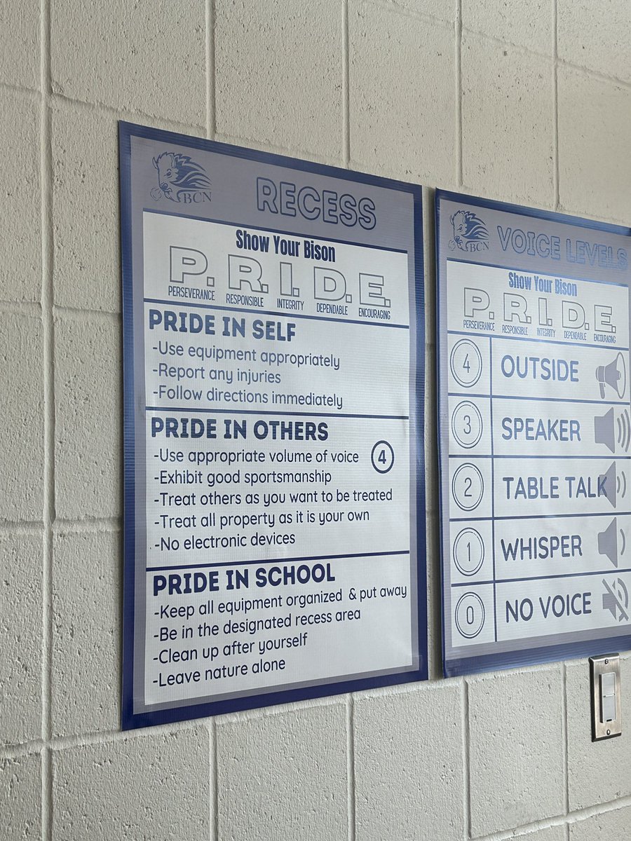 danette15brown's tweet photo. Next level PBIS demonstrated in multiple ways at BCN! Go Bison!!!! @NDSEEC #expectations https://t.co/0moTBkNZXt