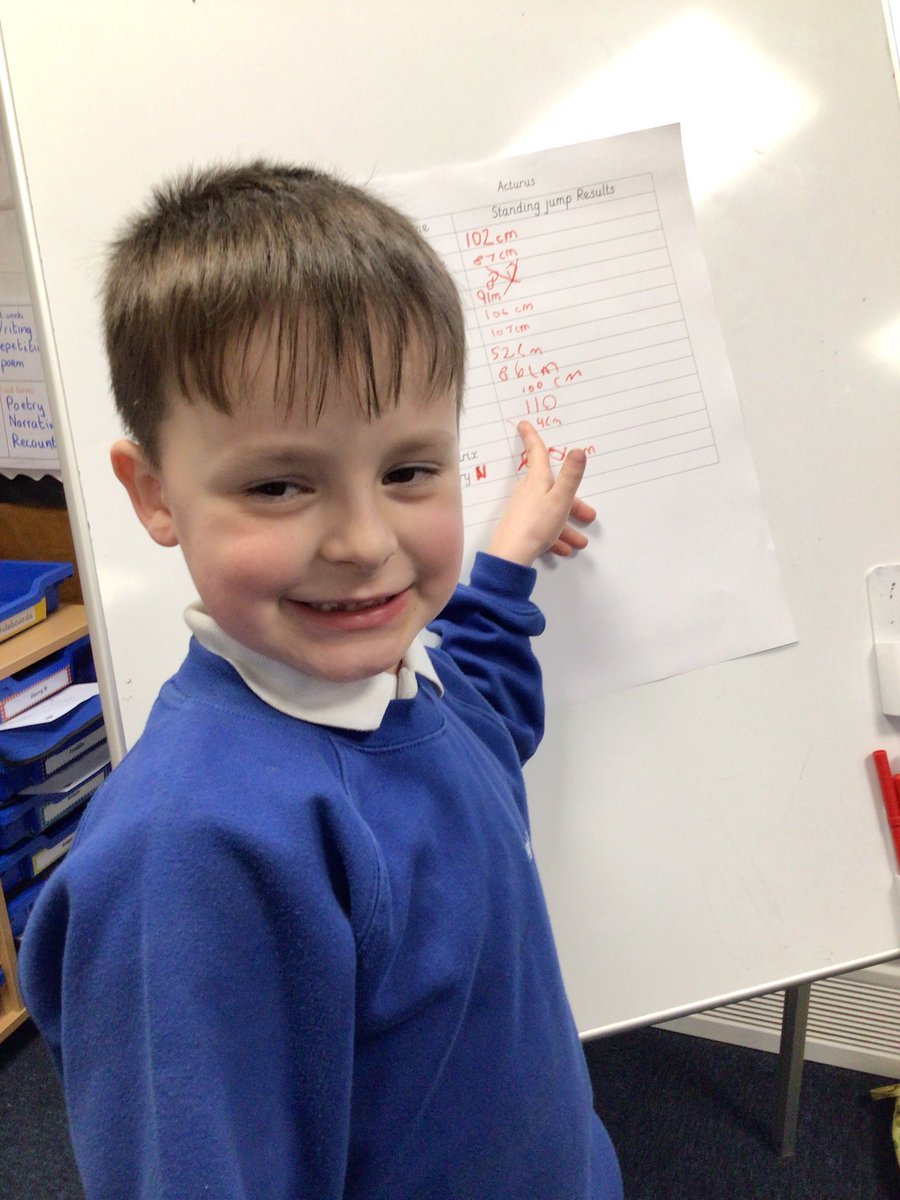 A big well done to the winner of our standing jump challenge! #BritishScienceWeek <a href="/HighBankSchool/">High Bank JIN School</a>
