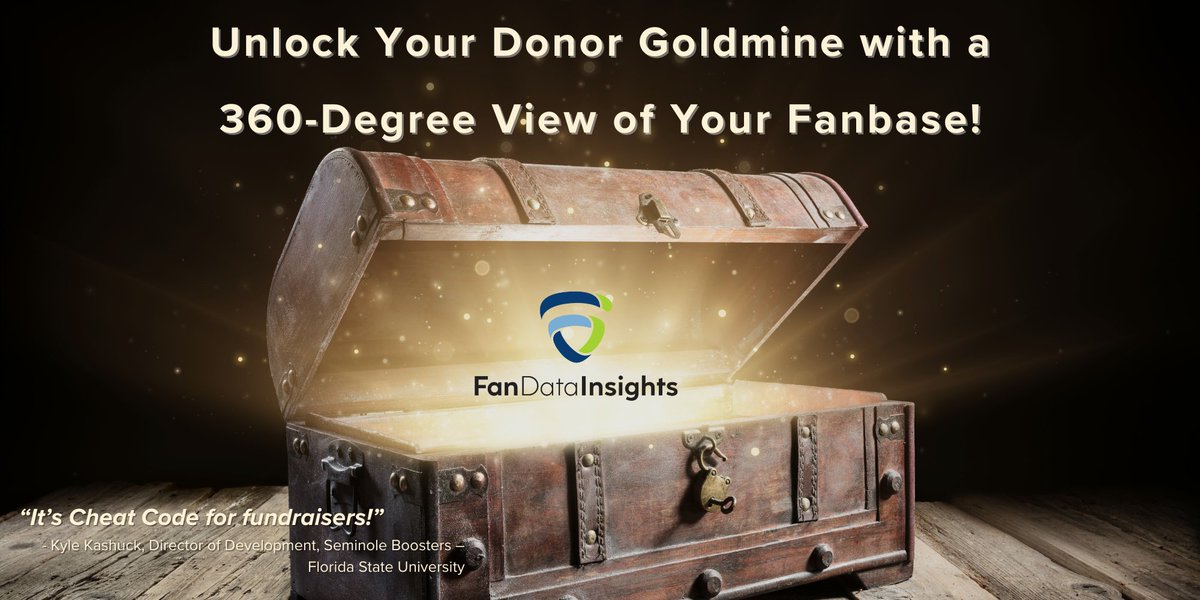 Get a complete view of your most valuable revenue opportunities so that you can transform your data into measurable outcomes with Fan Data Insights.
#FanDataInsights #fundraising