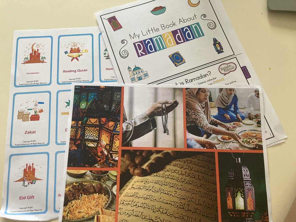 This week in the EDNIP English Conversation Club, the parents talked about Ramadan and shared how their families celebrate this special time together.