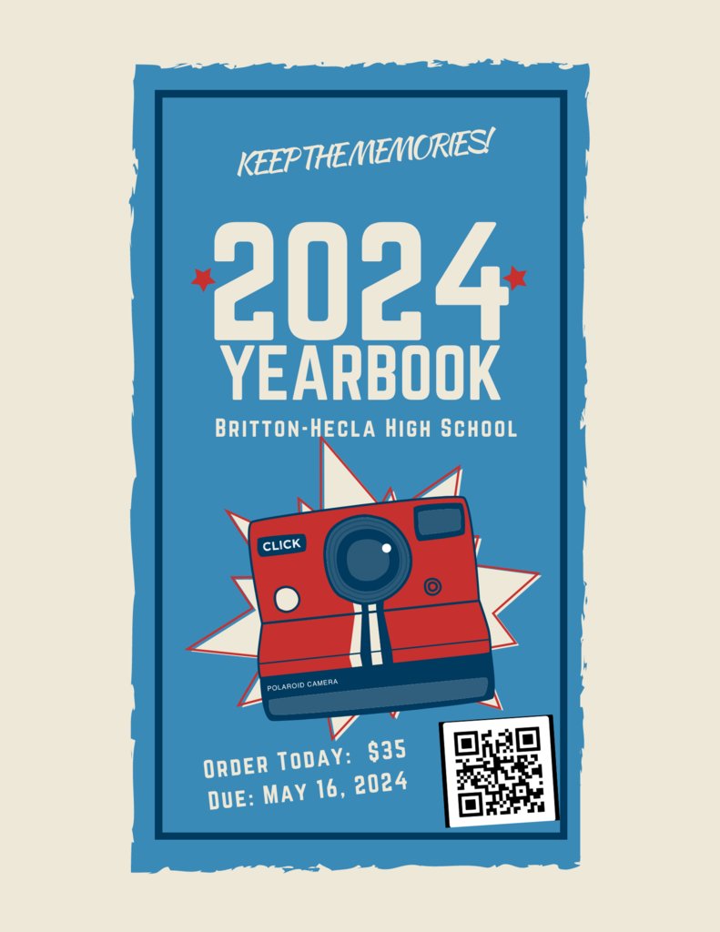 Order your Yearbook Today!  
Click on the QR code or this link: jostensyearbooks.com/?REF=A07704500 to order your yearbook for 2024.