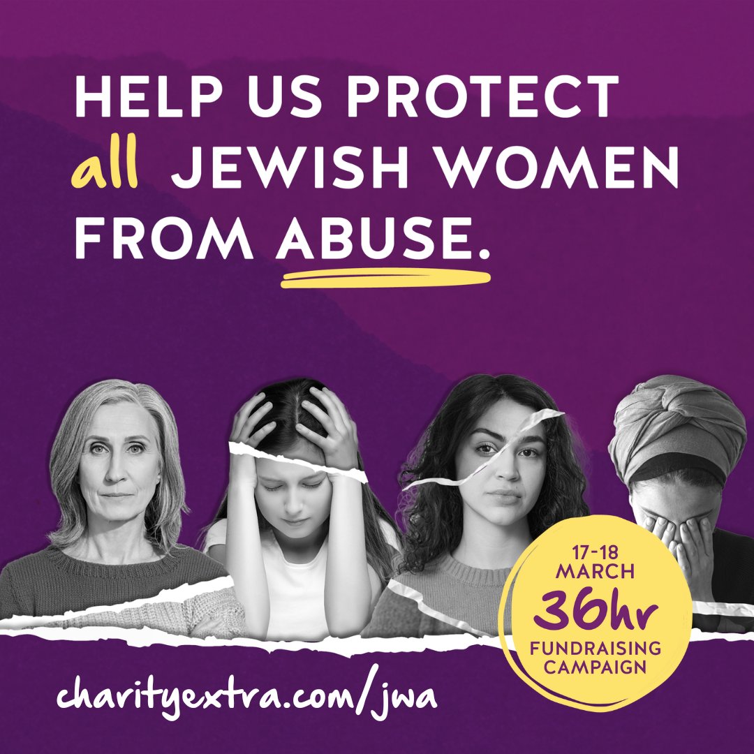 JWA extends an arm to all Jewish women in their hour of need. Through our gentle guidance and support services, women can find hope in dark times and know that they don't have to go through it alone. Join our campaign this weekend and help us protect ALL Jewish women from abuse.