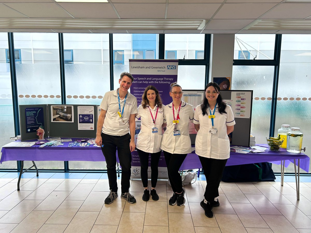 LGTSALT's tweet image. Happy Swallowing Awareness Day from all at LGT SALT! The team got lots of interest in their stand, which focussed this year on the importance of oral hygiene for people living with dysphagia! #SwallowAware2024 #mysltday #NutritionAndHydrationWeek @LG_NHS