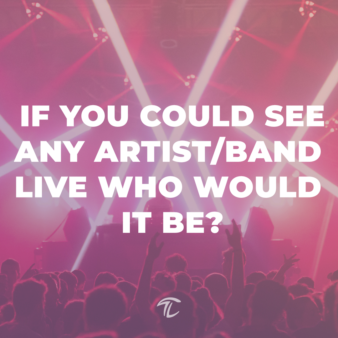 Who is at the top of your bucket list? We wanna know 🎶👇

#BucketList #ConcertBucketList #liveonticketline