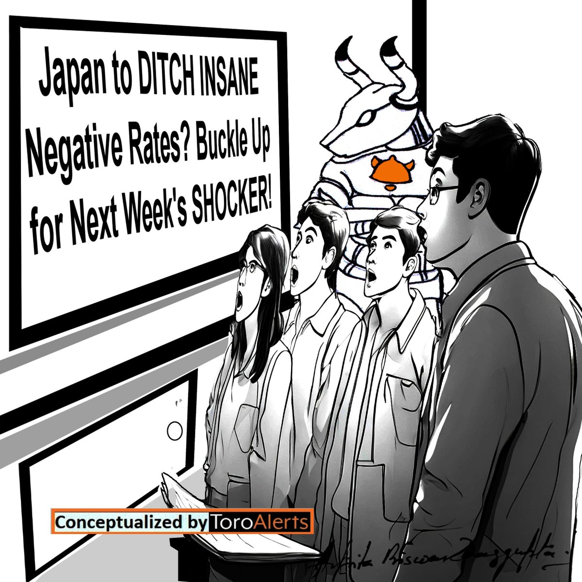 Japan to DITCH INSANE Negative Rates? Buckle Up for Next Week's SHOCKER!
 #japan #BOJ #negativerates #interestrates #globalmarkets #finance #investing #toroalertsai #artistsoninstagramfollowme #instagramartist #powerofstocks #incomefact #alerts #investingmentors