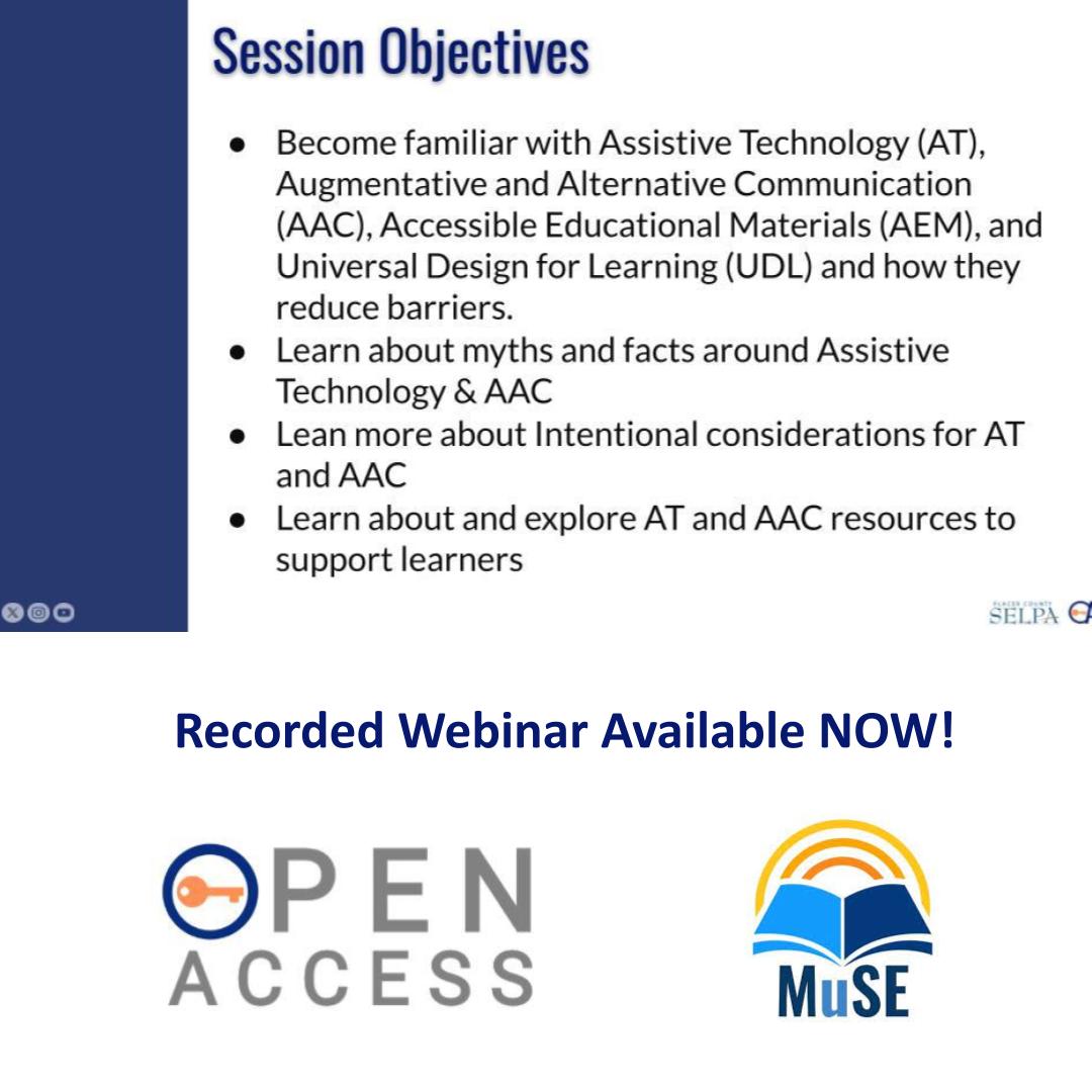 PCOE_OPENACCESS's tweet photo. Exciting news! The recording is now available! Open Access was privileged to participate in the Tiered Approach to Accessibility Series alongside our esteemed partner, Project MuSE. Gratitude to @el_swd for their invaluable collaboration!
Watch now! https://t.co/DeWE8EhBS2 https://t.co/N2JgBmUxvI
