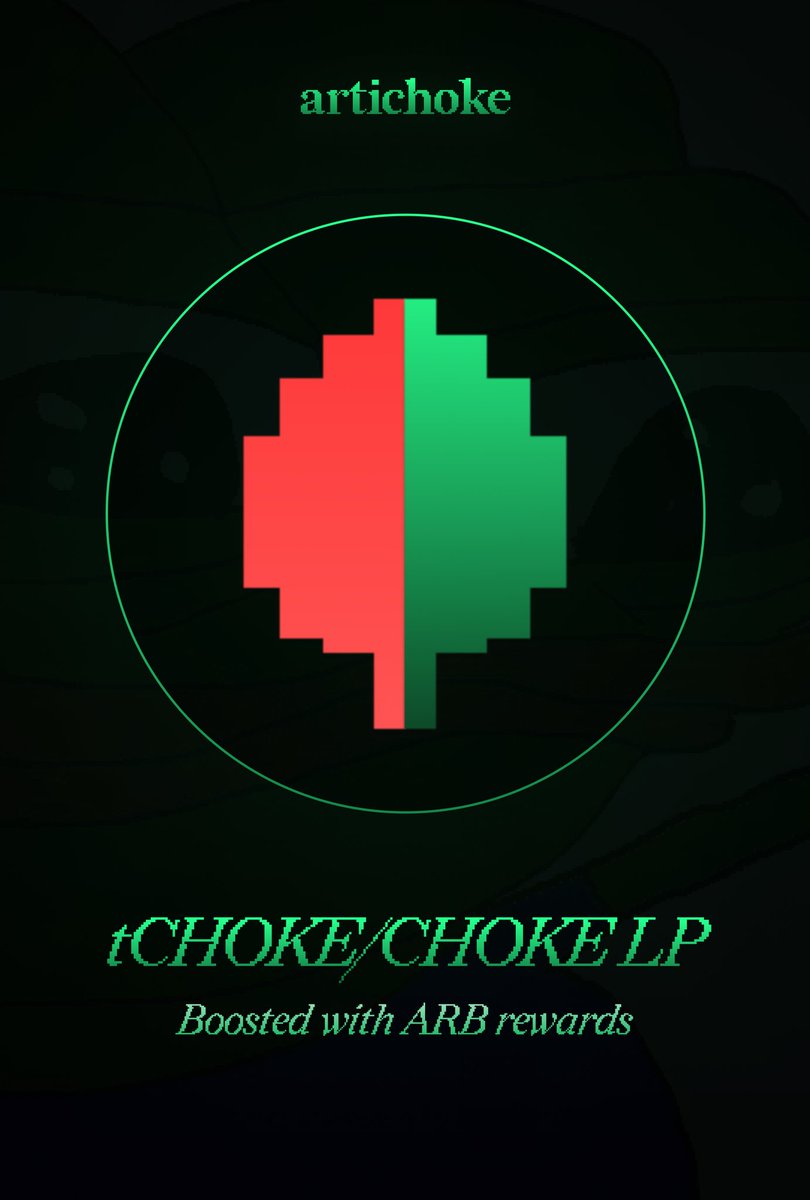 𝗕𝗼𝗼𝘀𝘁𝗲𝗱 $CHOKE/tCHOKE 𝗽𝗼𝗼𝗹 𝗶𝘀 𝗟𝗜𝗩𝗘! 🔴🟢

▪️Pool: app.camelot.exchange/nitro/0xa18eC8…

▪️Current APR: 15743% 🔥

Bolster the backbone of Omnipool liquidity &amp; earn $ARB  - doesn't get better than this! 

The first batch of 1500 $ARB rewards added ✅ - more later this week.