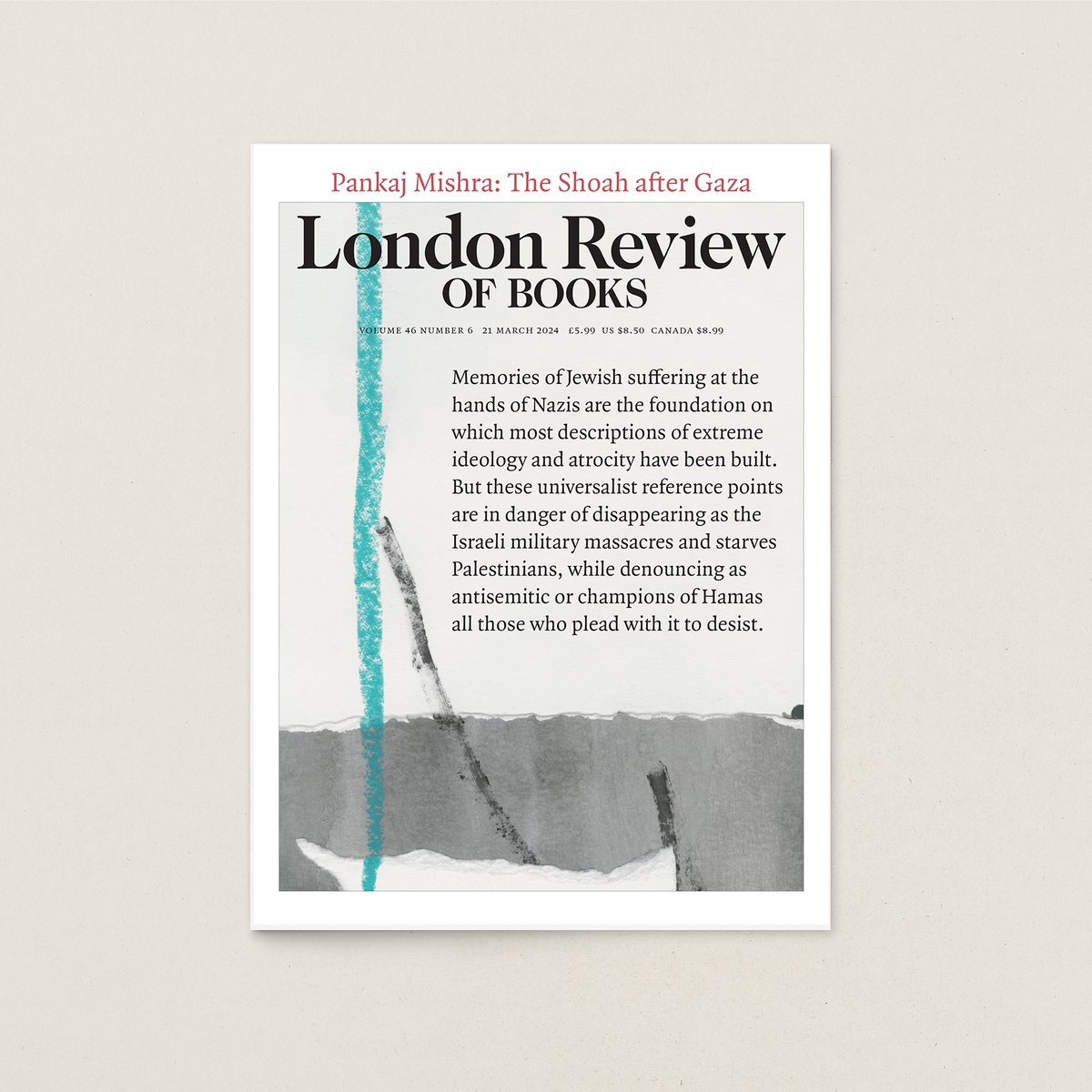 London Review of Books (@lrb) on Twitter photo Our new issue, 46.06, is now online, featuring:
Pankaj Mishra on the Shoah after Gaza
Rosemary Hill <a href="/misspegler/">Rosemary Hill</a> on British architecture
James Butler <a href="/piercepenniless/">James B</a> on the budget
<a href="/paul3548/">Paul Taylor</a> Taylor on AI
and a cover by Johnny Bunting.
Read now at lrb.co.uk Our new issue, 46.06, is now online, featuring:
Pankaj Mishra on the Shoah after Gaza
Rosemary Hill <a href="/misspegler/">Rosemary Hill</a> on British architecture
James Butler <a href="/piercepenniless/">James B</a> on the budget
<a href="/paul3548/">Paul Taylor</a> Taylor on AI
and a cover by Johnny Bunting.
Read now at lrb.co.uk