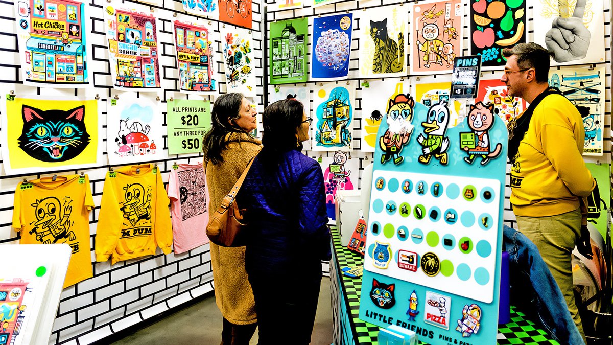 Flatstock 92 opens today at #SXSW! 🎨 Browse posters, prints, pins, and more in Exhibit Hall 5 at the ACC. ow.ly/JNqy50QRThZ