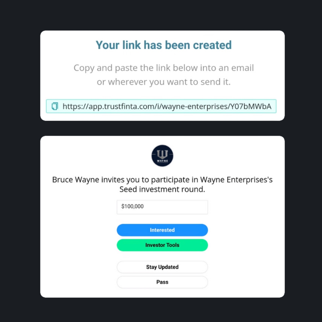 TrustFinta's tweet photo. With Finta Deal Rooms, you can:

1. Prepare your deal by uploading your deck and info.
2. Identify target investors for your company.
3. Launch deal outreach -- Finta's CRM provides one epic mission control for all your investor relations.

Get started: https://t.co/uVPwNA10WY https://t.co/6fq3qzTHyn