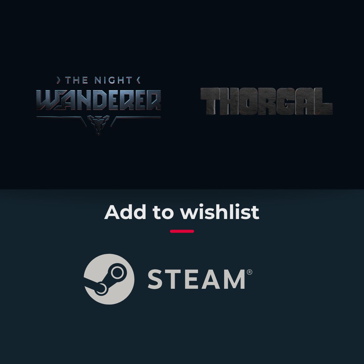 Our games, @TNWGame and <a href="/thorgalgame/">Thorgal</a>, are now on Steam! 🎮 Don't miss out - add them to your wishlist and stay tuned for updates. #MightyKoi #TheNightWanderer #Thorgal #SteamGames 🌟