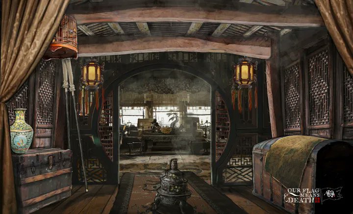 adoptourcrew's tweet image. And the #OurFlagMeansDeath S2 treats keep on coming! 

Check out these cool concept and production designs from Production Designer and Supervising Art Director Adam Wheatley: adamwheatley.org/our-flag-means….