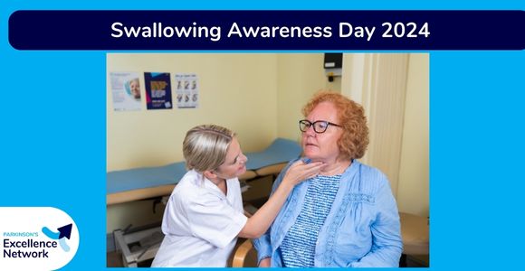 Today is #SwallowingAwarenessDay We know #Dysphagia is a common non-motor symptom for many people with #Parkinsons. Check out @RCSLT new position paper on thickened fluids, plus a number of related resources that can be used to support your patients 👉bit.ly/3ICJL7Y
