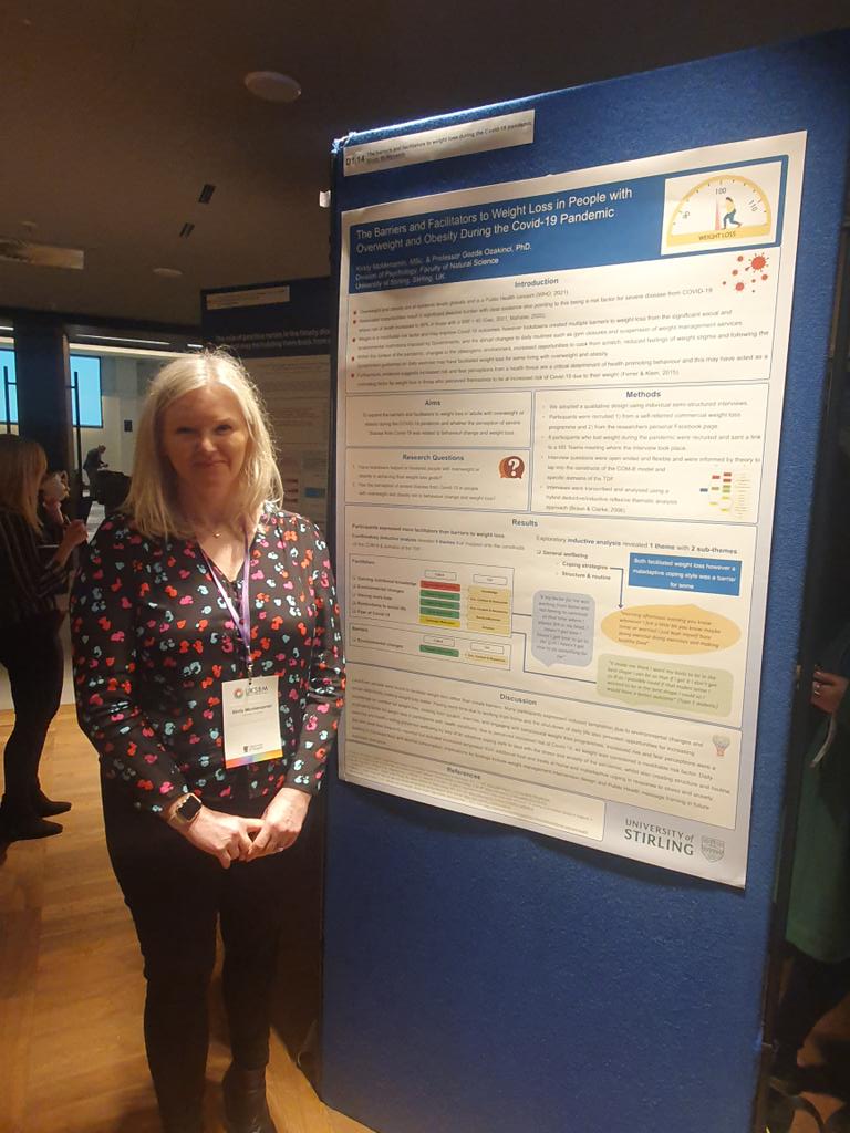 Lesley McGregor (@drlmcgregor) on Twitter photo Proud of our wonderful Prof Doc #healthpsychology Trainee (<a href="/KirstyMcMenami8/">Kirsty McMenamin</a>) who took a minute out of discussions and questions from attendees on her poster to allow me to take photo of her first ever poster presentation!! #UKSBM2024 Proud of our wonderful Prof Doc #healthpsychology Trainee (<a href="/KirstyMcMenami8/">Kirsty McMenamin</a>) who took a minute out of discussions and questions from attendees on her poster to allow me to take photo of her first ever poster presentation!! #UKSBM2024