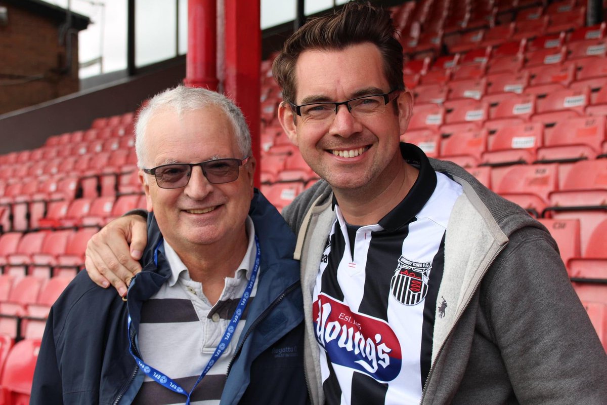 Like most @officialgtfc fans I grew up listening to @JohnTondeur every Saturday. Near or far, an ever-present link to my home, and my team. In later years we’ve become close friends, so its an honour to write this as JT finally decides to hang up the mic after 40 years🎙️ #gtfc
