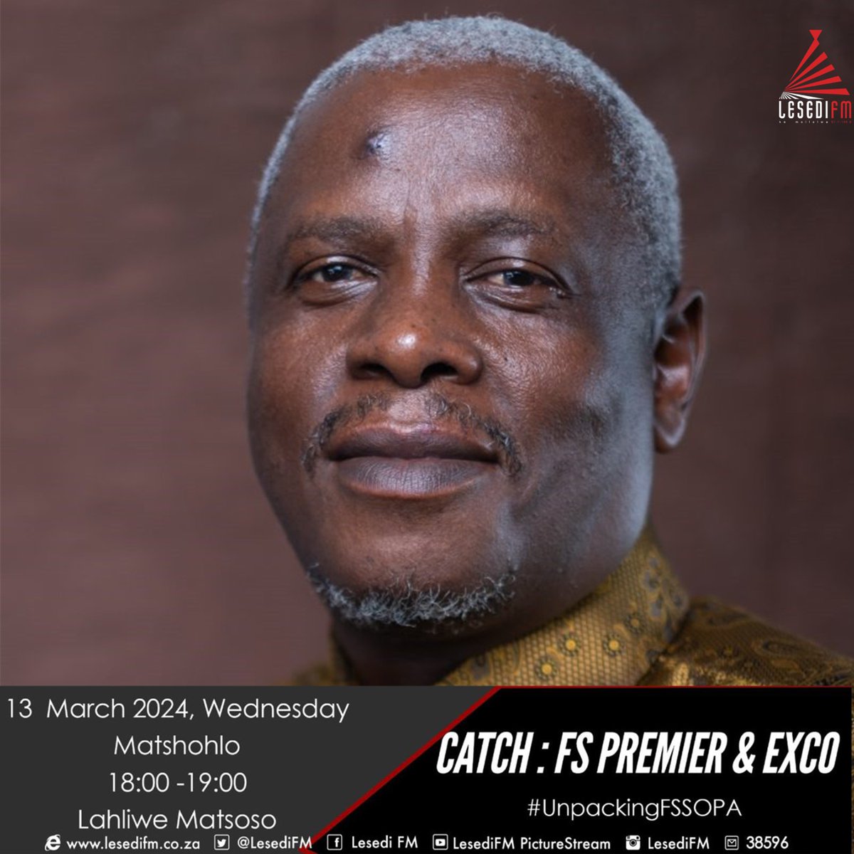 LesediFM's tweet photo. #Matshohlo le @Auslahly - 13 March 2024.
Baeti ba rona ke Tonakgolo ya Free State le Matona a mafapha a fapaneng? #UNPackingFSSOPA
📱:0718460740
📞:0860003084
🌐: https://t.co/FmsziyGpG4
Mamela Radio! https://t.co/wIjwVPHoR8