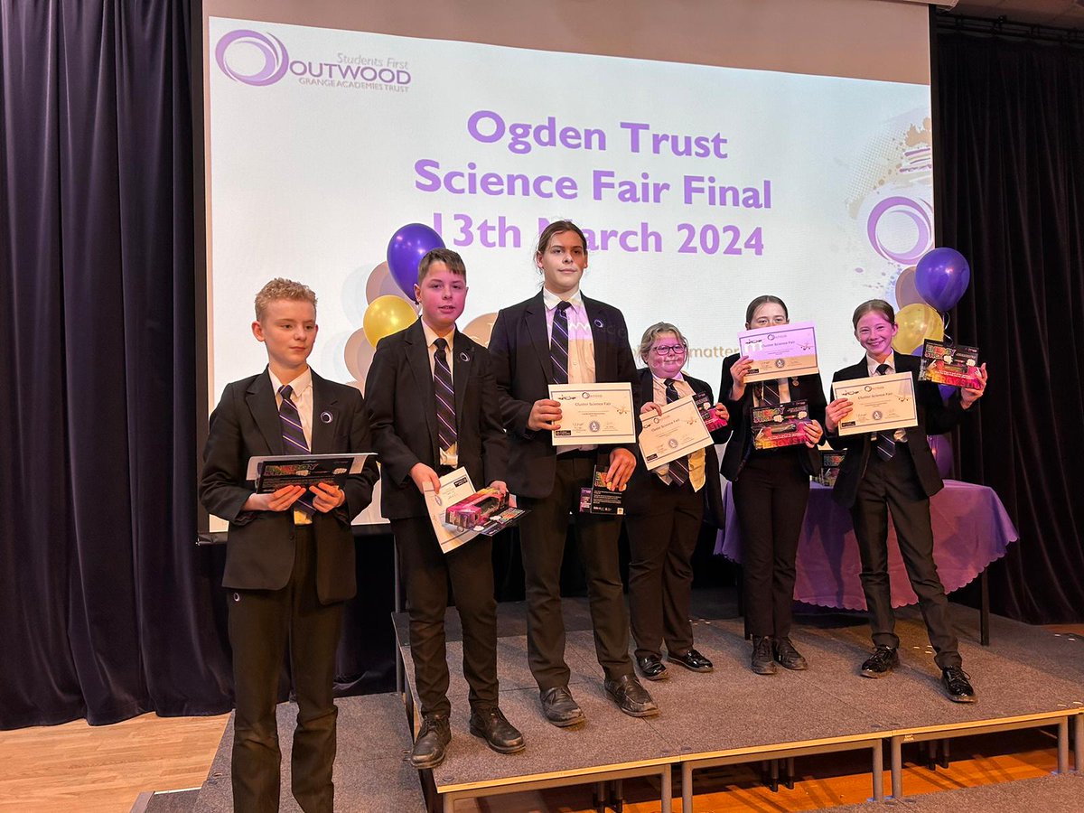 OutwoodScience's tweet photo. Our @ogdentrust fair secondary school winners are @OutwoodPortland and @OutwoodCity well done to all our teams!! What a brilliant and awe-inspiring event. https://t.co/qMaCWQjD0i