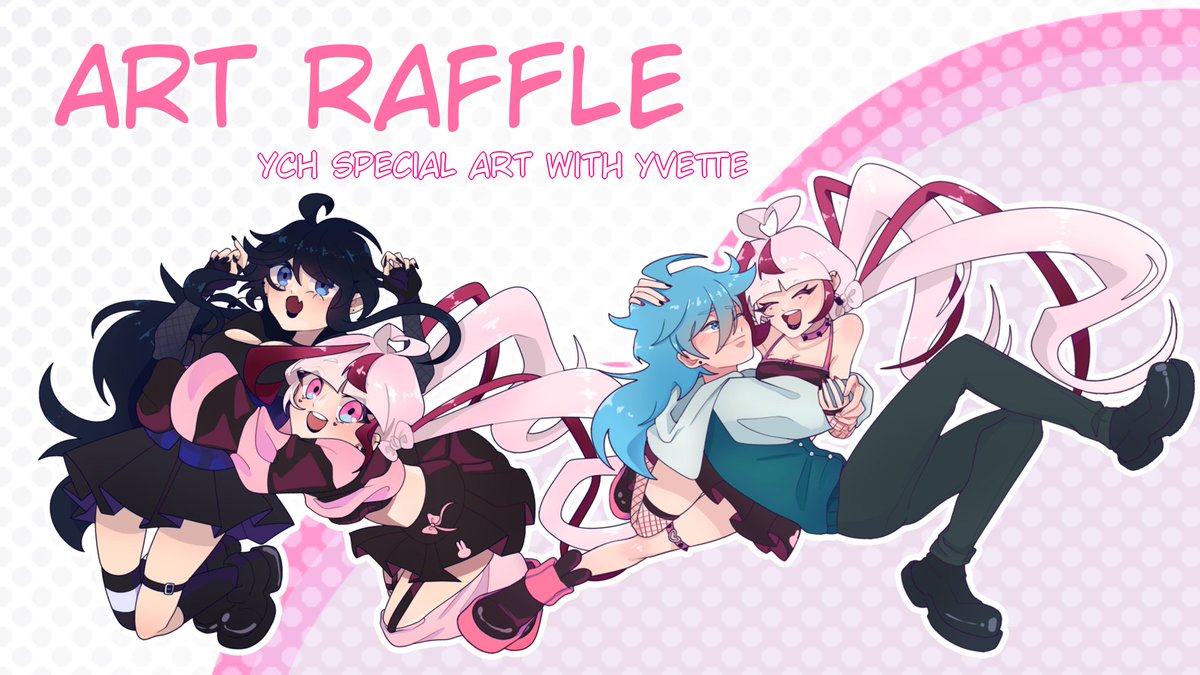 Koryvna_'s tweet photo. ✨ART RAFFLE (100 followers)✨
RULES: 
🩷Follow me!
🩷RT this tweet  

Easy!  
END: 20th March

Prize will be a drawing like the shown below of your OC/Sona with Yvette(me)! 
As extra you can leave a comment with which character you will like to be featured with if you win!✨🩷 https://t.co/9fAPEFUdu7