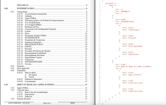 GoatstackAI's tweet image. Combining the strengths of Donut and GPT-3.5 Turbo to transform table of contents processing into structured JSON data with high accuracy. #GPT #DocumentIndexing #AIModels