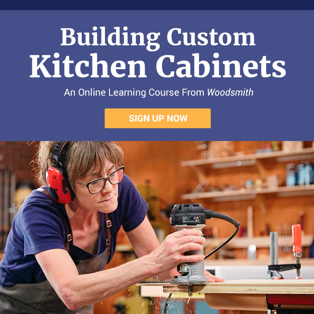 Building Custom Kitchen Cabinets from Professional Cabinetmaker Nancy Hiller. Learn from the beloved Nancy Hiller in this on-demand course! Learn more here: bit.ly/nhkc