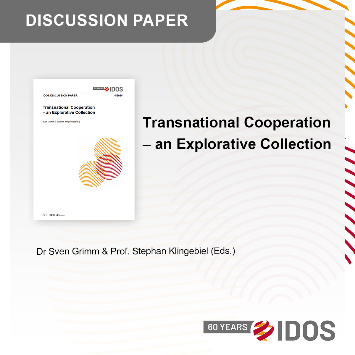 📚 IDOS #DiscussionPaper 💡 Where and how proves #TransnationalCooperation to be effective for transformational #policy-making towards the #GlobalCommonGood? Examples from IDOS research and #KnowledgeCooperation: ➡ idos-research.de/discussion-pap….