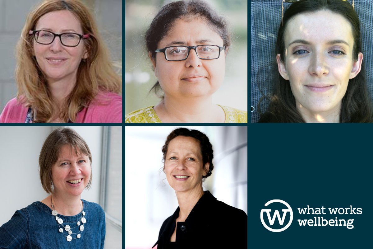 What Works Centre for Wellbeing (@whatworkswb) on Twitter photo 🧵1/6
In conversation with <a href="/drabagnall/">Anne-Marie Bagnall</a>, Dr Bryony Davies, <a href="/LouMansfield101/">Louise Mansfield</a>, <a href="/HelenCMacIntyre/">Dr Helen MacIntyre</a> & <a href="/alitanandi/">Prof. Alita Nandi</a> about their experiences in the field of #wellbeing research.
Read more in our blog: whatworkswellbeing.org/blog/marking-i… 🧵1/6
In conversation with <a href="/drabagnall/">Anne-Marie Bagnall</a>, Dr Bryony Davies, <a href="/LouMansfield101/">Louise Mansfield</a>, <a href="/HelenCMacIntyre/">Dr Helen MacIntyre</a> & <a href="/alitanandi/">Prof. Alita Nandi</a> about their experiences in the field of #wellbeing research.
Read more in our blog: whatworkswellbeing.org/blog/marking-i…