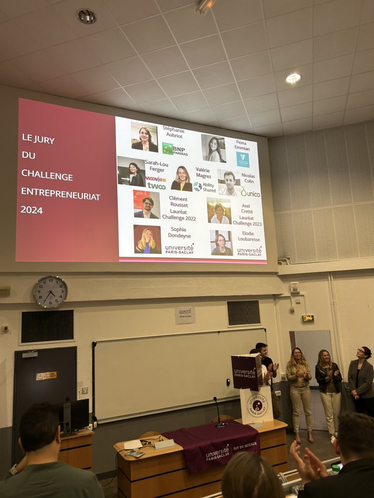IUTCachan's tweet photo. Le jury de cette édition 2024 du #challengeentrepreneuriat 🏅 https://t.co/38e4KJ4E4K