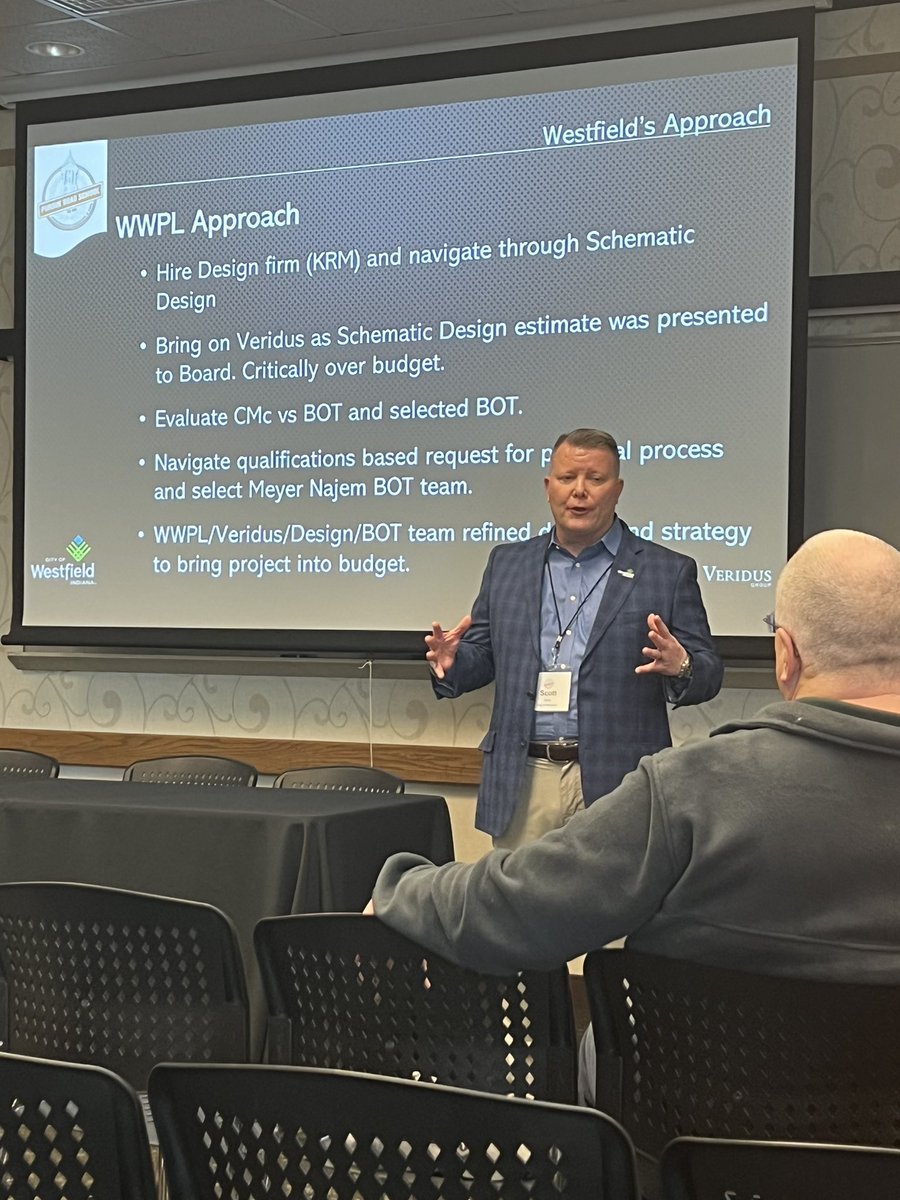 Had the honor of presenting at the Purdue Road School Conference on “The Role of Owner’s Representation in Public Works Projects”. Changing the way we do projects in Westfield to ensure projects come in on time and under budget.