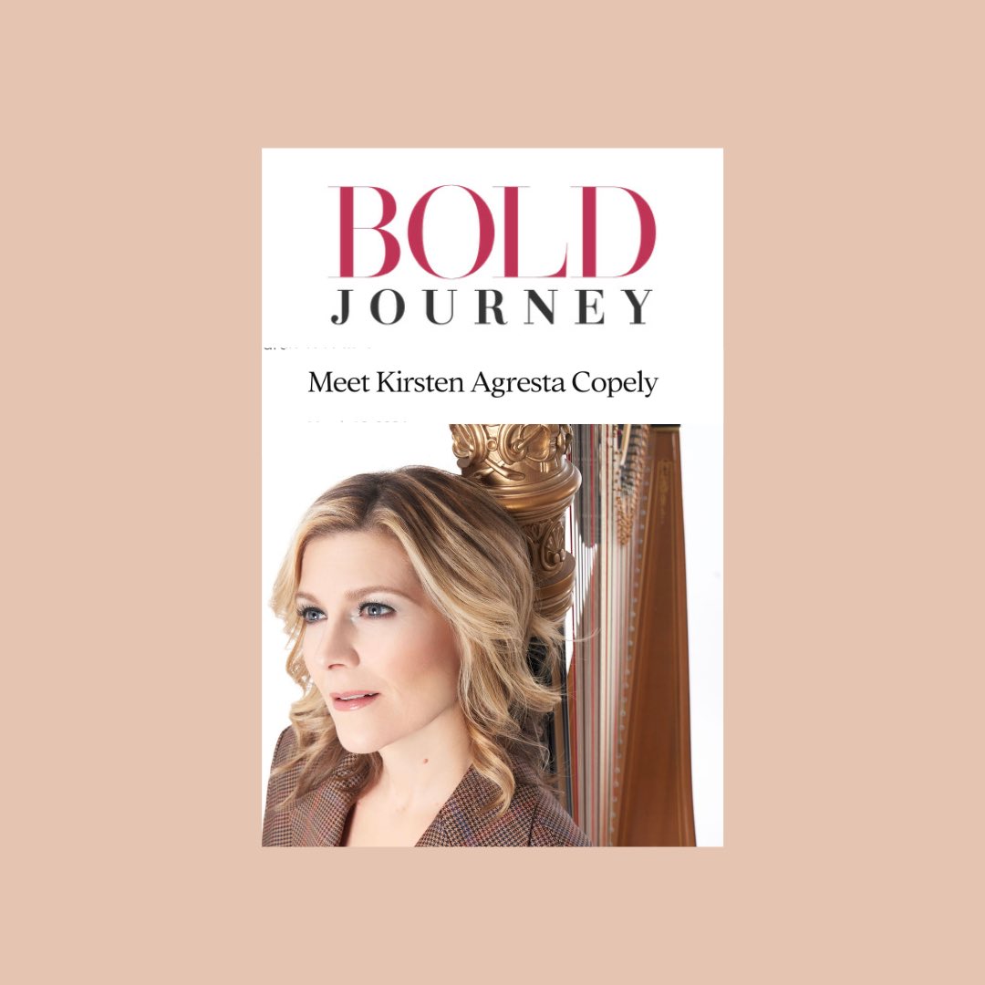 Need creative inspo? Read my secret to staying creative in this interview with Bold Journey magazine ⤵️ boldjourney.com/news/meet-kirs… #boldjourney #interview #magazine #inspo #creativity #harpist #composer