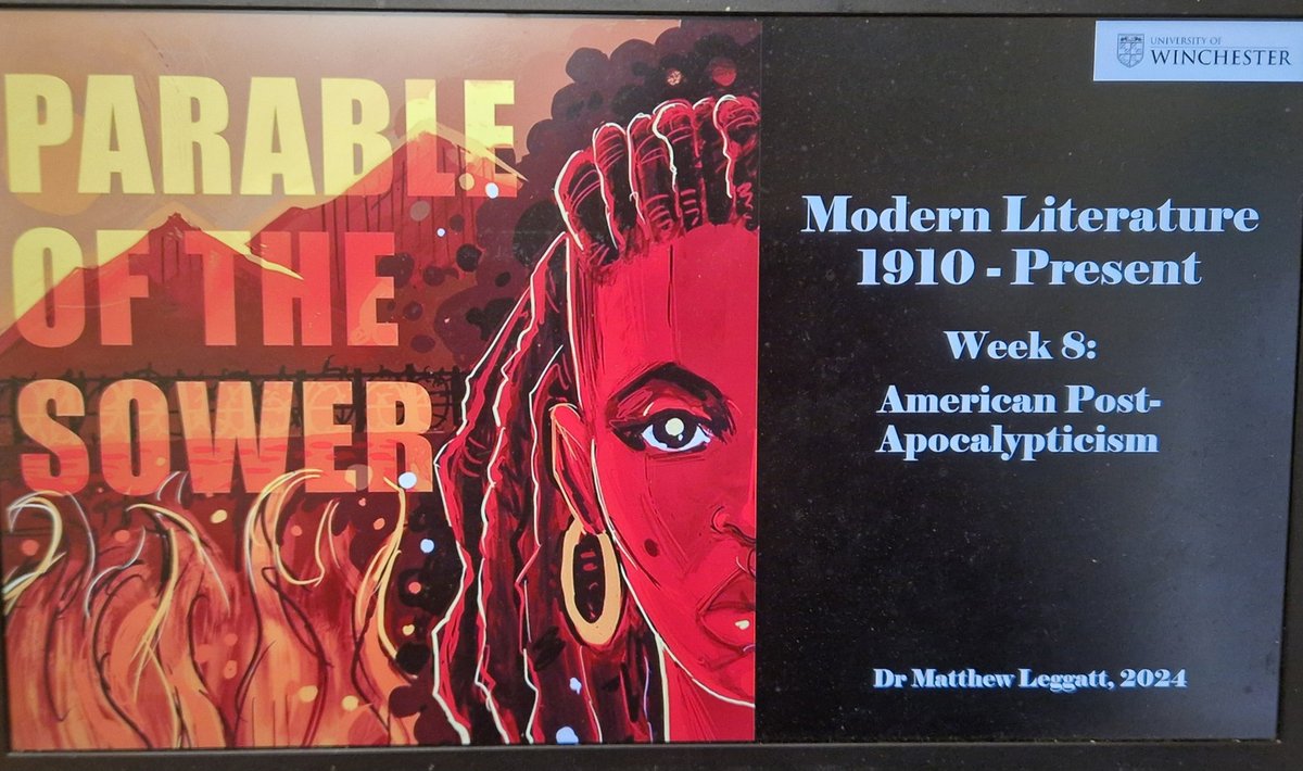 My MA teaching for this evening...